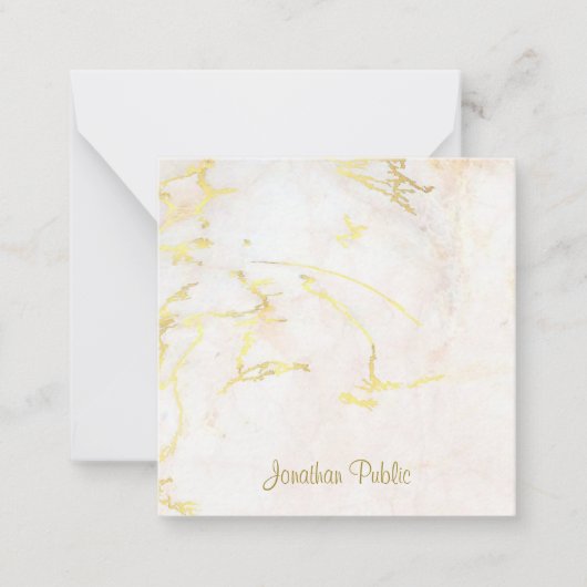 Handgeschriebene Vorlage für Gold-Script-Text (Vorderseite)