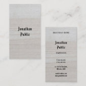 Handgeschriebene Vorlage Luxe Premium Dick Holzsch Visitenkarte (Vorne/Hinten)