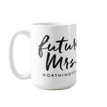 Handgeschriebene zukünftige Frau