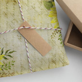 Handgeschriebener Brief für Vintage Sonnenblumen Seidenpapier