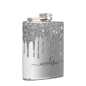 Handgeschriebener Calligraphie-Glitzer für benutze Flachmann (Rechts)