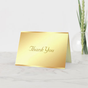 Handgeschriebener Dankestext Glamour Gold Vorlage