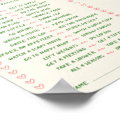 Handgeschriebener Download würde sie eher spielen Poster (Ecke)