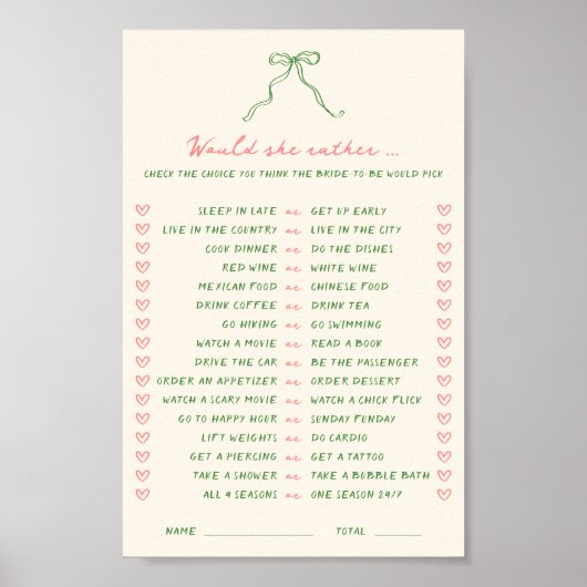 Handgeschriebener Download würde sie eher spielen Poster (Vorne)