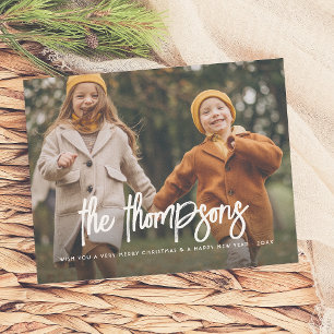 Handgeschriebener Familienname 2 Foto Urlaub