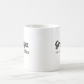Handgeschriebener Großvater Jahr Kaffeetasse (Mittel)