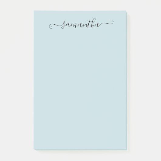Handgeschriebener Kalligrafienname Personalisiert Post-it Klebezettel (Vorderseite)