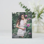 Handgeschriebener Kalligraphie-Abschluss Vielen Da Postkarte (Stehend Vorderseite)