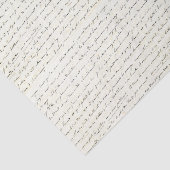 Handgeschriebener Kursbrief Seidenpapier (Ausschnitt)