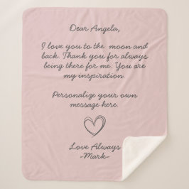 Handgeschriebener Liebe-Letter oder -Meldung von D Sherpadecke