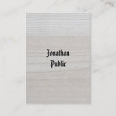 Handgeschriebener Luxus Premium Dick aus Holz Visitenkarte (Vorderseite)