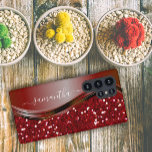 Handgeschriebener Name Glam Red Metal Glitzer s10 Samsung Galaxy Hülle<br><div class="desc">Das Design ist ein Foto und die Hüllen sind nicht mit echtem Glitzer, Sequinen, Metallen oder Holz gemacht. Dieses Design ist auch auf anderen Telefonmodellen erhältlich. Wählen Sie Gerätetyp aus, um andere iPhone-, Samsung Galaxy- oder Google-Hüllen zu sehen. Einige Stile können geändert werden, indem Sie Style auswählen, wenn dies eine...</div>