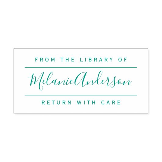 Handgeschriebener Name | Modern aus der Bibliothek Permastempel (Design)