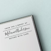 Handgeschriebener Name | Modern aus der Bibliothek Permastempel