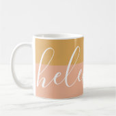 Handgeschriebener Name personalisierte Mug Honig D Kaffeetasse (Links)