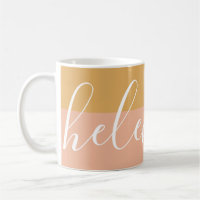 Handgeschriebener Name personalisierte Mug Honig D