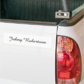 Handgeschriebener Name Schlicht Elegant Profession Autoaufkleber (Auf Lkw)