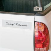 Handgeschriebener Name Schlicht Elegant Profession Autoaufkleber (Auf Lkw)