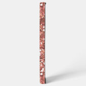 Handgeschriebener Name Silver Metal Imitats Glitze Samsung Galaxy Hülle (Linke Seite)