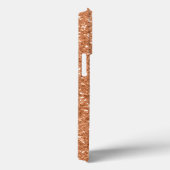 Handgeschriebener Name Terra Cotta Earthy Glitzer Case-Mate iPhone Hülle (Rückseite / Rechts)