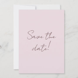 Handgeschriebener Retro Fun Elegante Hochzeit Save The Date