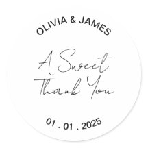 Handgeschriebener Schriftart Ein süß Dankeschön La