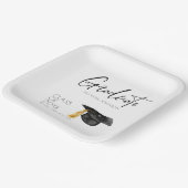 Handgeschriebener Script-Abschluss Pappteller (Gewinkelt)