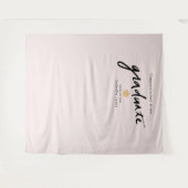 Handgeschriebener Script-Background Prop Pink-Absc Wandteppich (Vorderseite (Horizontal))