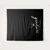 Handgeschriebener Script-BackgroundProp Weißer Abs Wandteppich (Vorderseite (Horizontal))