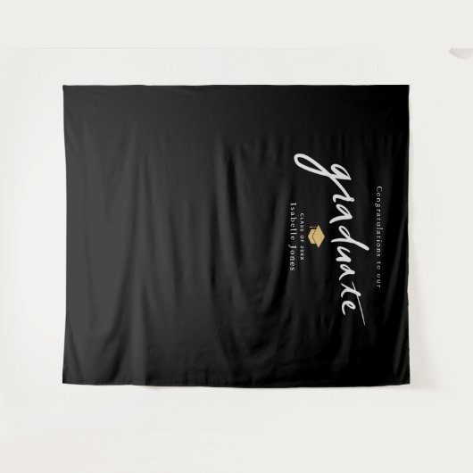 Handgeschriebener Script-BackgroundProp Weißer Abs Wandteppich (Vorderseite (Horizontal))