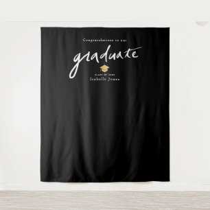 Handgeschriebener Script-BackgroundProp Weißer Abs Wandteppich