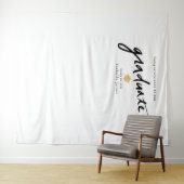 Handgeschriebener Script-BackgroundProp Weißer Abs Wandteppich (Beispiel (Horizontal))
