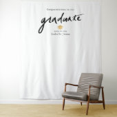 Handgeschriebener Script-BackgroundProp Weißer Abs Wandteppich (Beispiel)