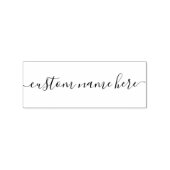Handgeschriebener Script-Individuelle Name für Sig Gummistempel (Prägung)