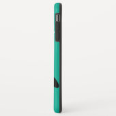 handgeschriebener SmaragdSchriftart niedlichen Case-Mate iPhone Hülle (Hinten/Links)