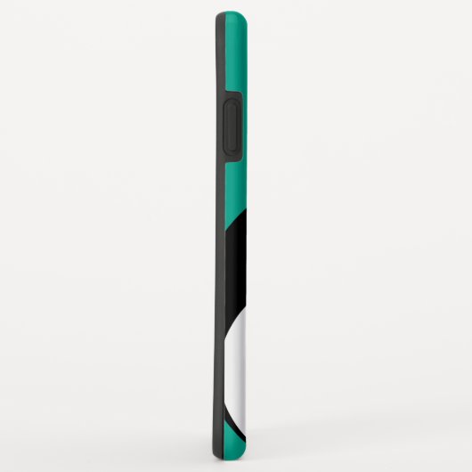 handgeschriebener SmaragdSchriftart niedlichen Case-Mate iPhone Hülle (Hinten/Rechts)