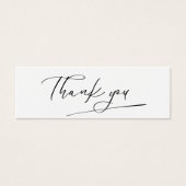 Handgeschriebener Stil Schwarz-Weiß-Reihenfolge Vi (Vorderseite)