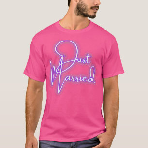 Handgeschriebener Typ Ankündigung nur verheiratet T-Shirt