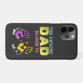 Handgeschriebener Vater Vater Sohn Kind Geschenk Case-Mate iPhone Hülle (Rückseite (Horizontal))