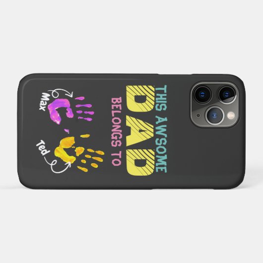 Handgeschriebener Vater Vater Sohn Kind Geschenk Case-Mate iPhone Hülle (Rückseite (Horizontal))