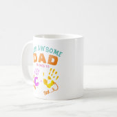 Handgeschriebener Vater Vater Sohn Kind Geschenk Kaffeetasse (Vorderseite Links)