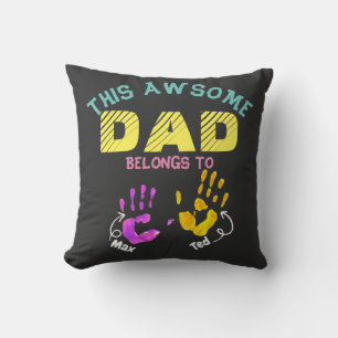 Handgeschriebener Vater Vater Sohn Kind Geschenk Kissen