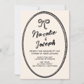 Handgeschriebener Vintager Spaß modern und zeitgem Einladung (Vorderseite)