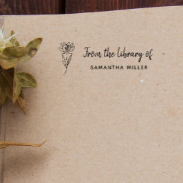 Handgeschriebenes Botanisches Zollbuch Bibliothek Permastempel