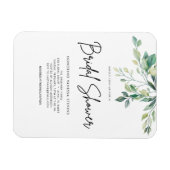 Handgeschriebenes Brautparty Magnet (Horizontal)