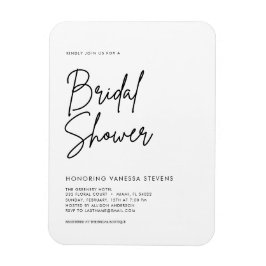 Handgeschriebenes Brautparty Magnet