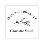 Handgeschriebenes Buch aus der Bibliothek handgeze Permastempel (Design)