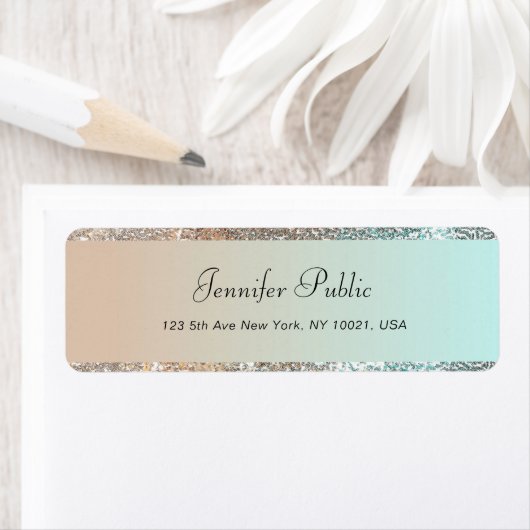 Handgeschriebenes Eleganter Moderner Glitzer Hands (Insitu)