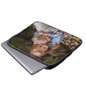 Handgeschriebenes Foto für benutzerdefinierte Lieb Laptopschutzhülle (Vorne Knopf)