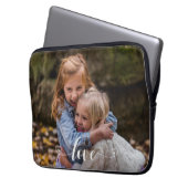 Handgeschriebenes Foto für benutzerdefinierte Lieb Laptopschutzhülle (Vorderseite Links)